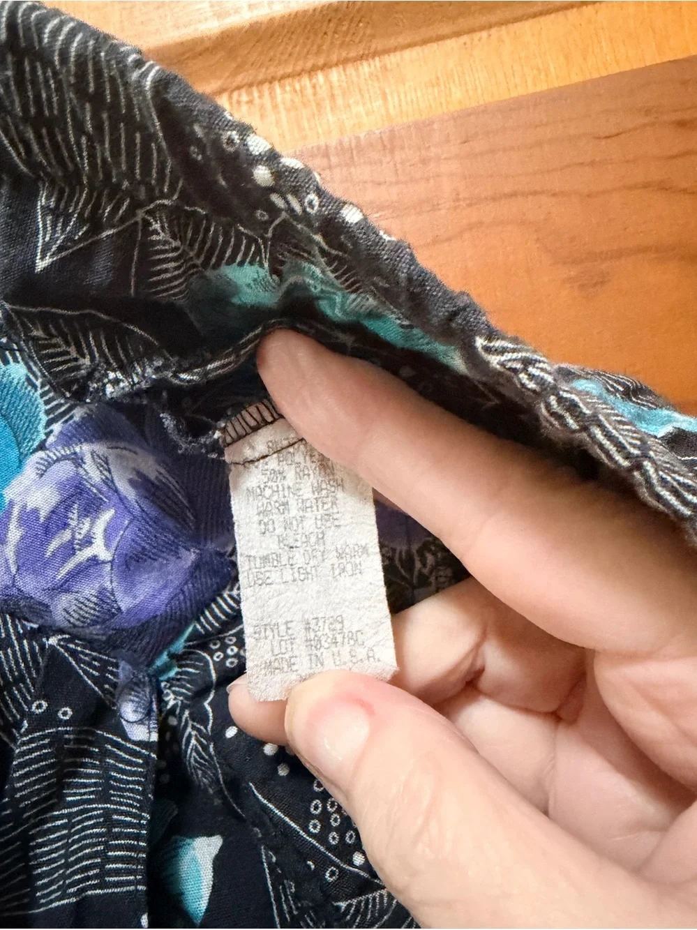 Vintage Tracy Evan’s Floral Blue  Women’s Shorts